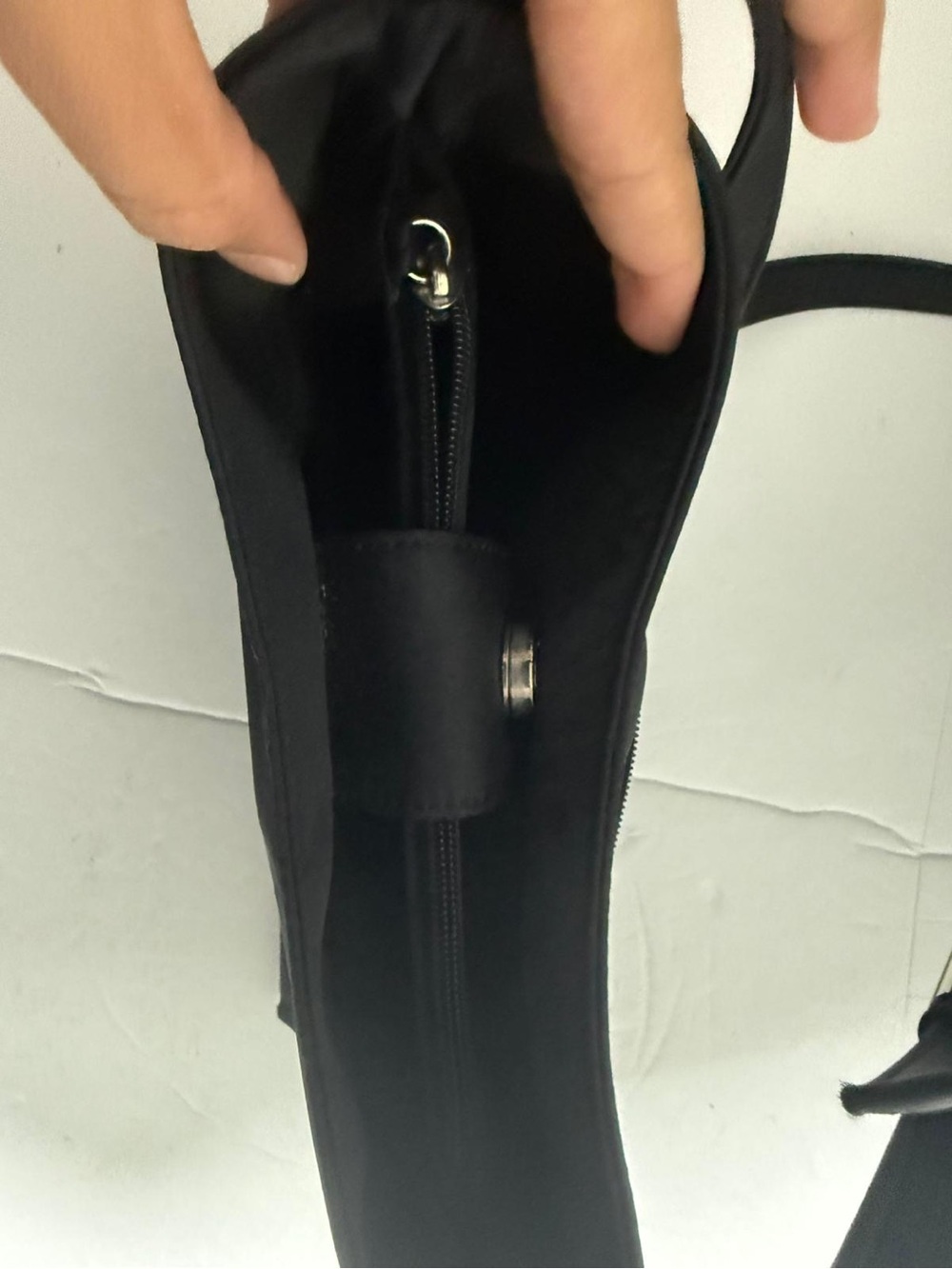Guess Black Nylon Y2K Baguette Shoulder Bag Adjustable Strap - Picture 4 of 11